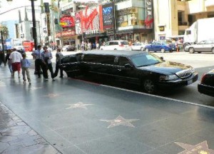 Walk of Fame, Hollywood limo